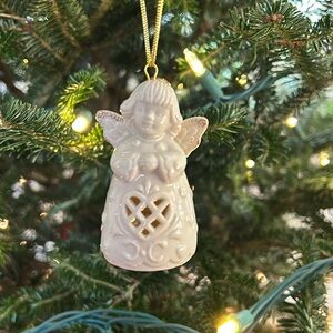 Lenox angel bell ornament